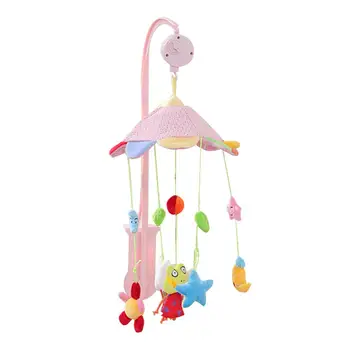 

Baby Mobile Bed Newborn Toys In The Crib Educational Music Play Fun Bell Plush Animal developing toys For 0-12 Months