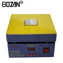 BOZAN 946-66 станция предварительного нагрева 500 Вт 60X60 мм ЖК-Цифровая Платформа термостата нагревательная пластина для ремонта телефона экран сепаратор