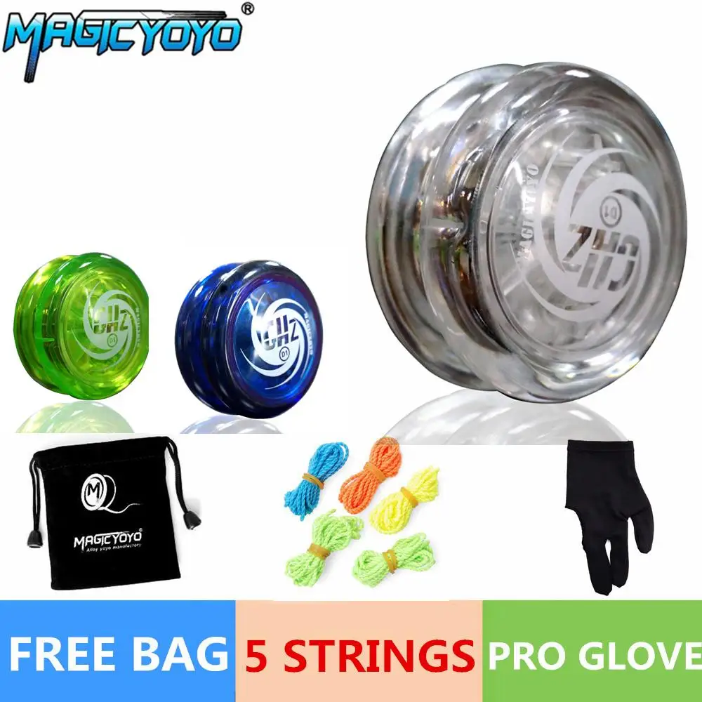 Magic YoYo D1 GHZ 2A Professional Bearing Yo Yo Ball Bearing String Trick Kids Learning