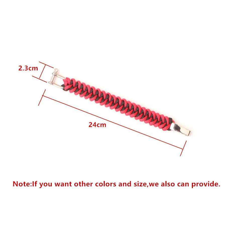Браслет для выживания paracord ткань ручной работы 7-стенд карабин из нержавеющей стали Пряжка для туризма выживания Наборы