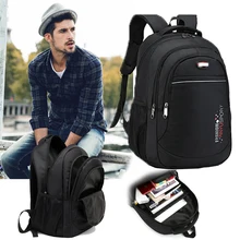 Большая вместительная мужская деловая дорожная сумка для самолета многофункциональная Светоотражающая полоса безопасности Женский легкий рюкзак для ноутбука Mochila