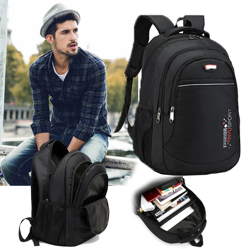 

Large Capacity Men Business Aircraft Travel Bag Multi-function Safety Reflective Strip Women Lightweight Laptop Backpack Mochila