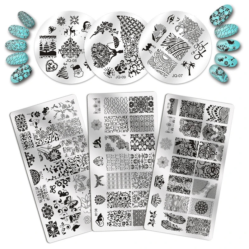 Modelos de Decoração de Unhas Modelos de Carimbo para Unhas Puro e Transparente de Gel e Silicone Buitee Estilos 9 5 Buitee modelos de decoração de unhas, modelos