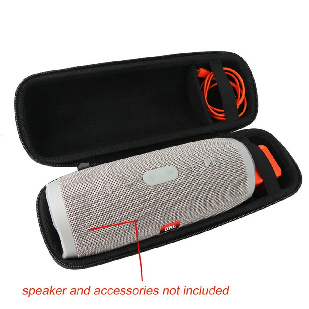 For JBL Charge 3 Practical Speaker EVA Carry Storage Bag Case Waterproof Black