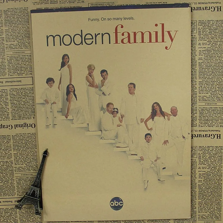 

American modern family modern family poster cafe bar paintings