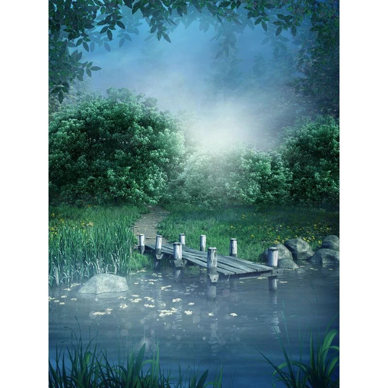 

fairy tale Computer-painted beautiful scenery Photography Background Photo Studio Backdrop 5X7ft F-1683