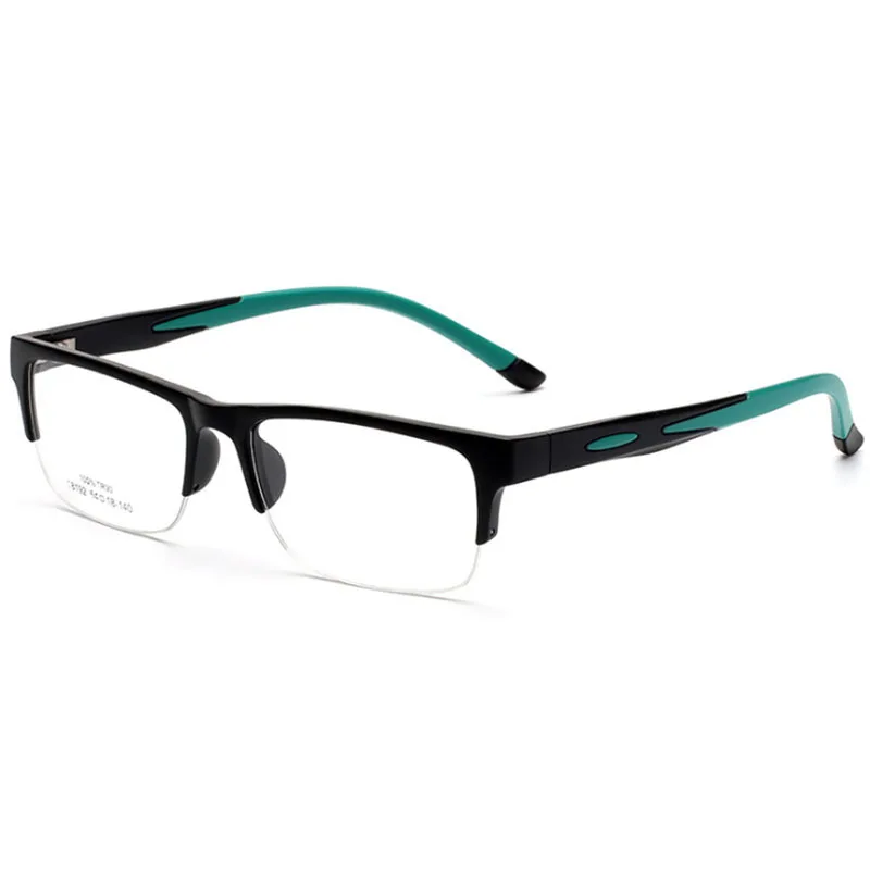 

Men Women Eyeglasses Frames Prescription Eyewear TR90 Spectacle Frame Silicone Optical Brand Eye Glasses Frame Half Rimless