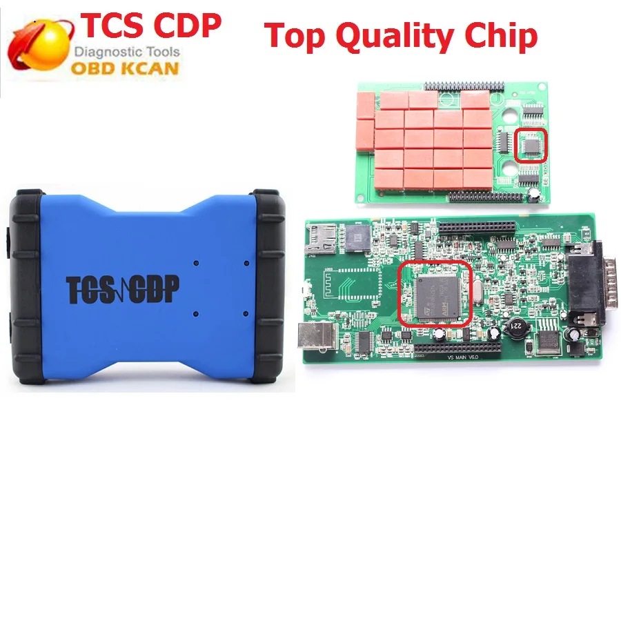 

Hot Selling free shipping TCS CDP 2014.R2/2015.R1 OBD2 diagnostic tool top quality cdp with NEC relays cdp