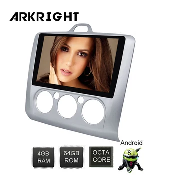 

ARKRIGHT 9'' 2 din Android 8.1 car radio video/DVD player 4+64GB Stereo for Ford Focus 2005-2012 gps Navis car multimedia palyer