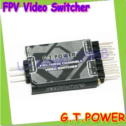 

100% original G.T.Power FPV Three Channels Video Switcher for RC Airplane Aerial Photography +free shipping