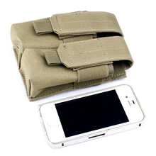 Открытый ремень тактический военный двойной подсумок для магазинов сумка для гаджетов 600D Оксфорд ткань совместимое зубчатое колесо картридж сумка на застежках