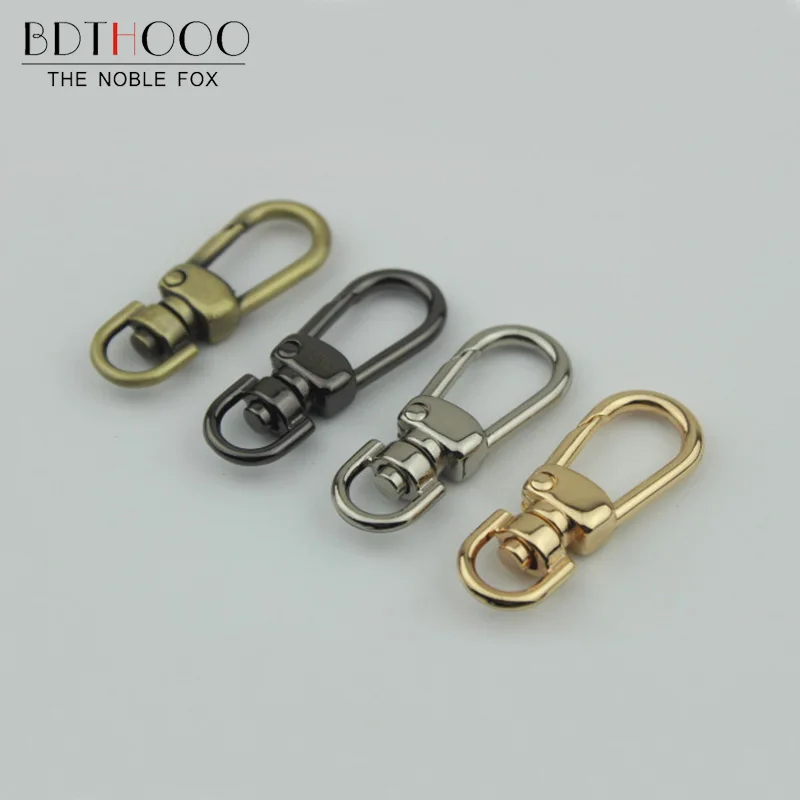 

BDTHOOO 10PCS Metal Claw Bag Lobster Swivel Clasp Trigger Clips Snap Buckle Hook Key Ring Handbag Luggage Hardware Accessories
