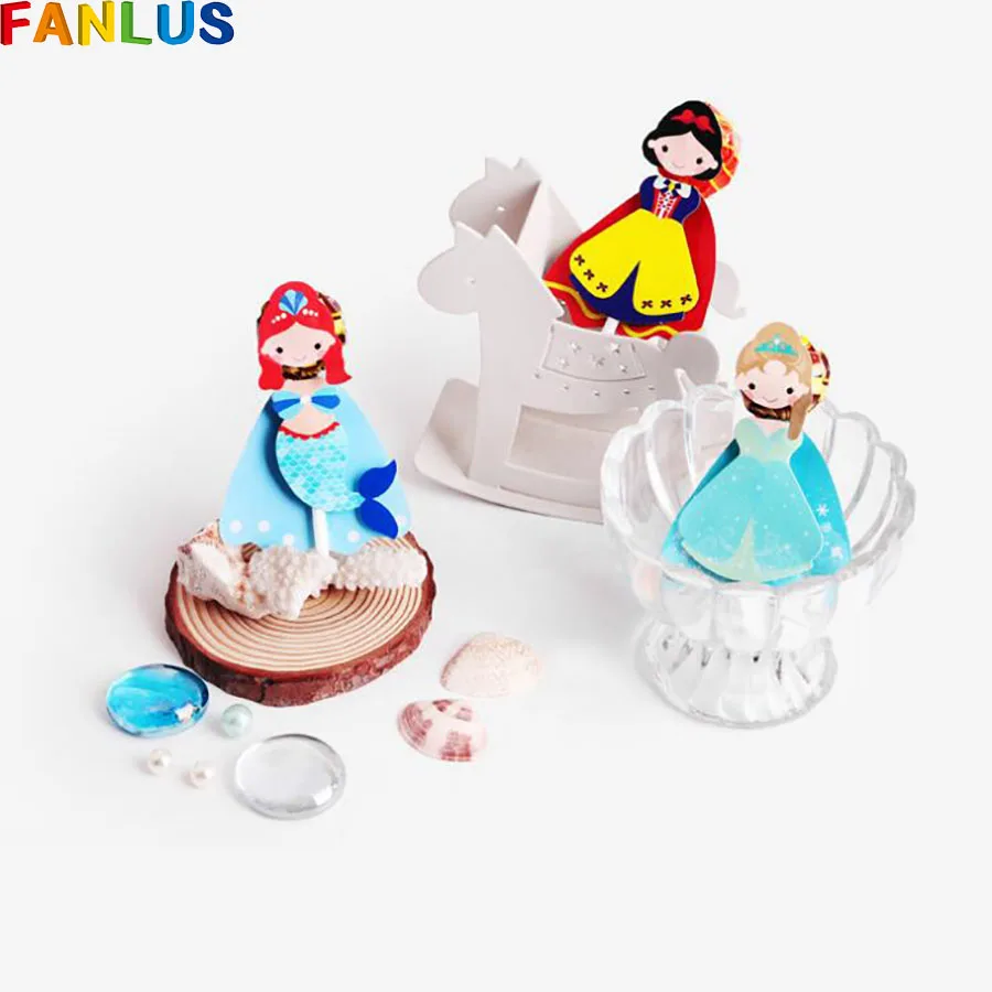 

48pcs Cinderella Cartoon Character Birthday Decorations For Kids Lollipop Decoration Candy Party DIY Favor Supplies Baby Shower