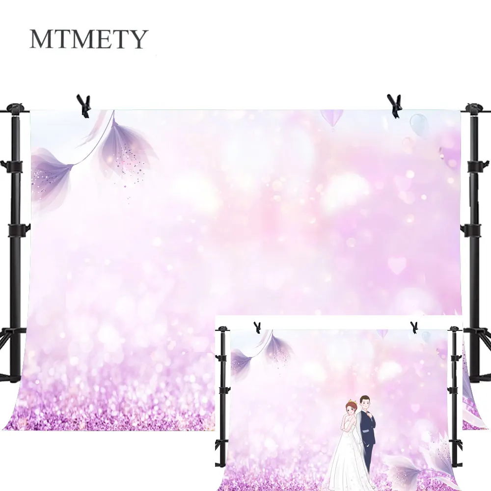 

MTMETY Pink Shining Backdrop Wedding Baby Portrait Photography Backgrounds Backdrops for Photo Studio Home Decoration