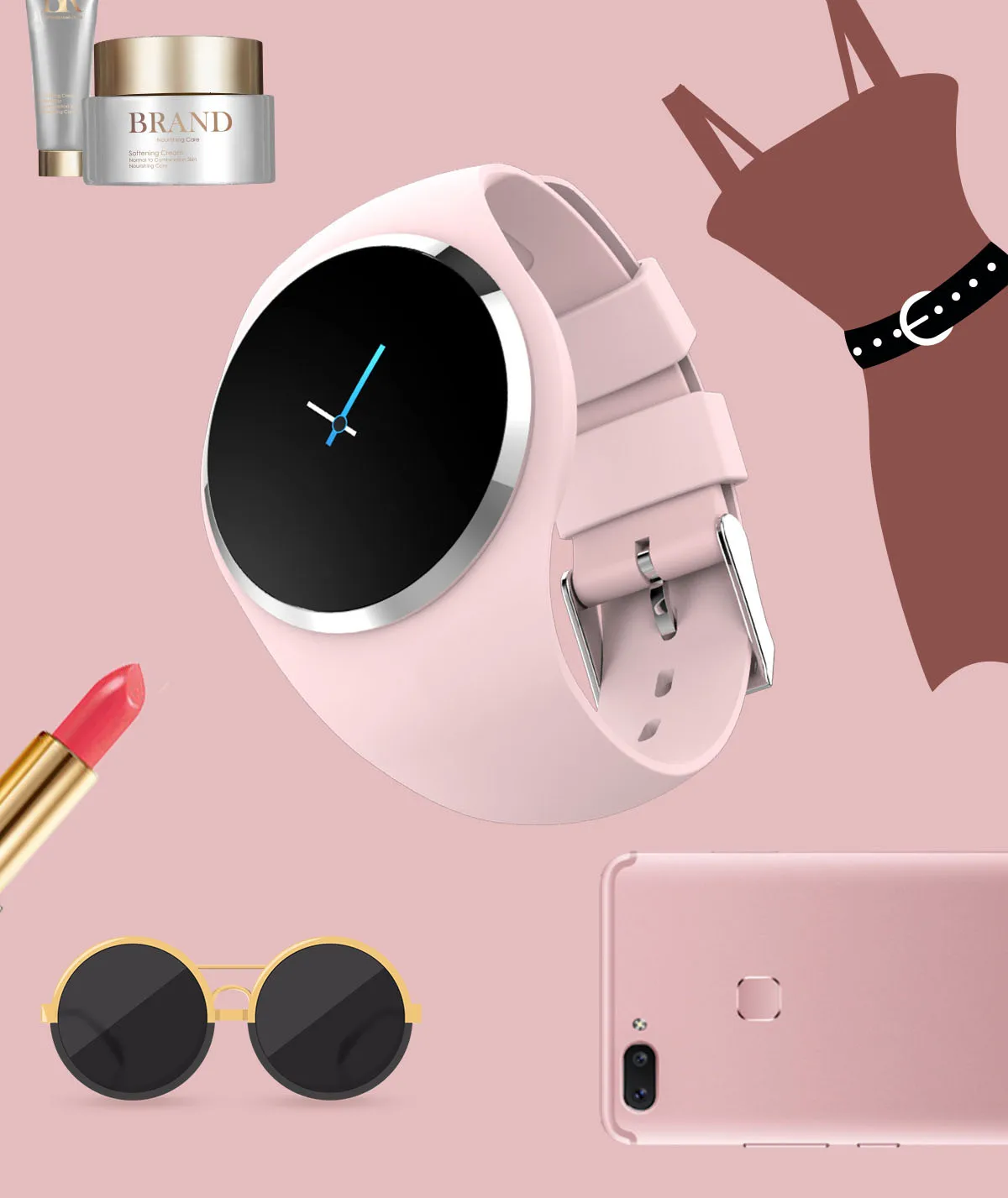 Цвет Экран умный Браслет Smartwatch Смарт часы IP67 Водонепроницаемый сна ЧСС в режиме реального времени крови Давление крови кислородом