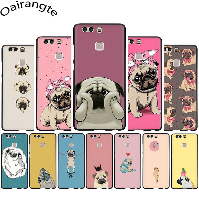 Мягкий силиконовый чехол Pug Life для телефона Huawei P8 P9 P10 P20 P30 Pro Lite Mini P Smart Z Plus|Бамперы|
