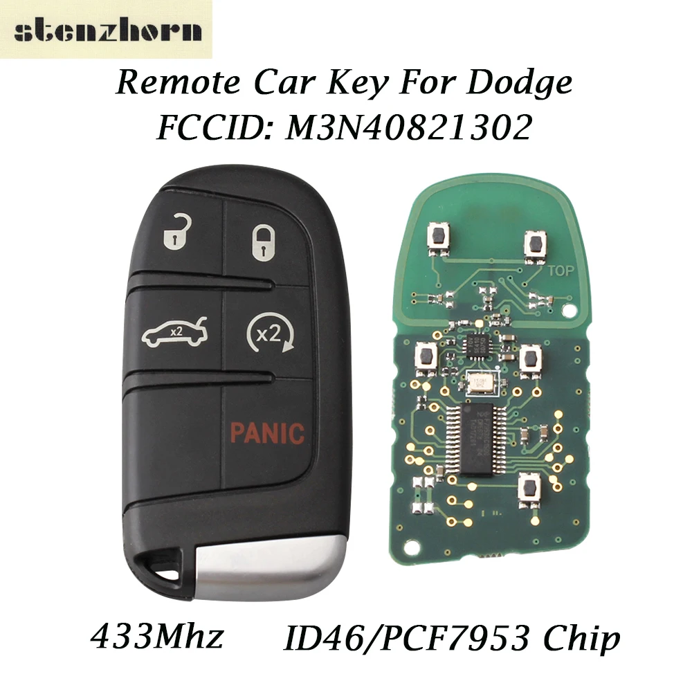 Stenzhorn удаленный ключевой для Dodge Chrysler 300 2011-2014 автомобилей Smart Key Jeep Grand Cherokee 2013-2018 433