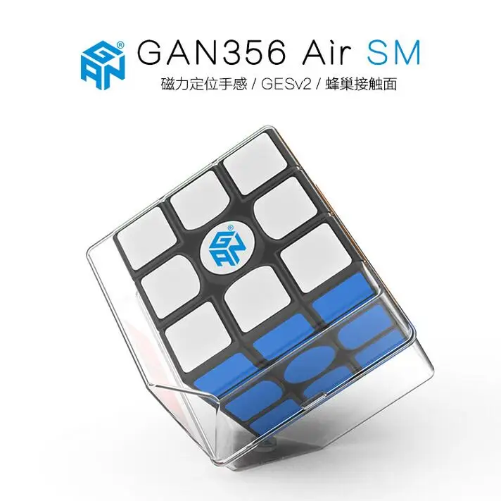 Gan 356 Air SM 3x3 черный магический куб GAN Air SM Магнитный 3х3х3 скоростной куб gans 356 air Sm