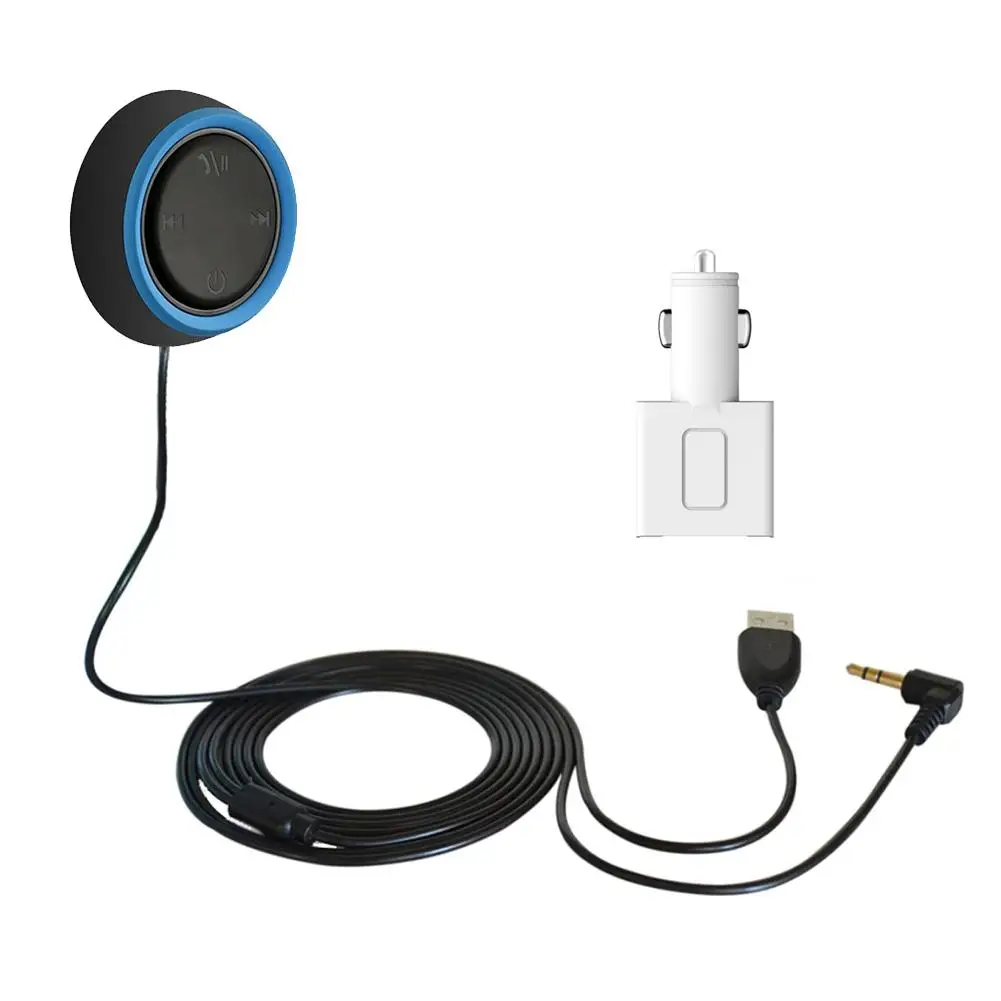 Два в одном Bluetooth 4 0 Hands Free автомобильный адаптер голосовой вызов приемник с 1 для 2