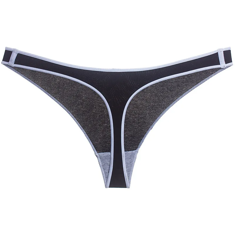 

Sexy Panties Ladies Underwear Cotton Sports Wind Side Low Waist NoTrace Women'S Briefs Thong String Sexy Femme Erotique String