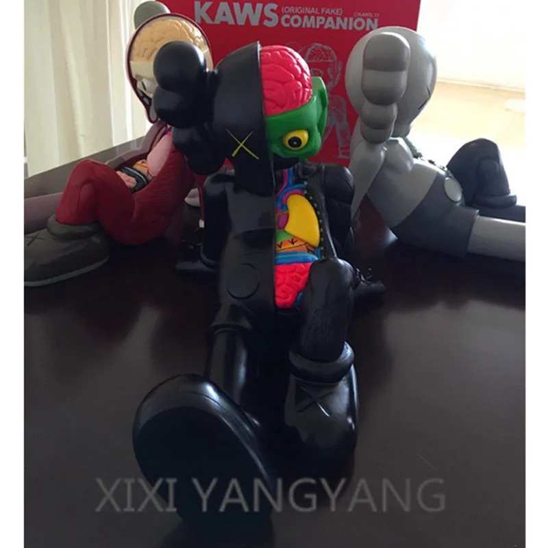 

16 Inch KAWS Companion resting place PVC Action Figure Collectible Model Toy with Retail box Q472