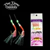 2 Packs Sabiki Rigs Saltwater Artificial Fishing Lures Luminous Sea Bait Mackerel Pesca Tackle String Hooks Feather Lures ► Photo 3/6