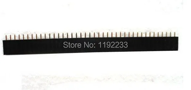 

50pcs/lot 40 Pin 2.54mm Female Single Row Connector Pin Header