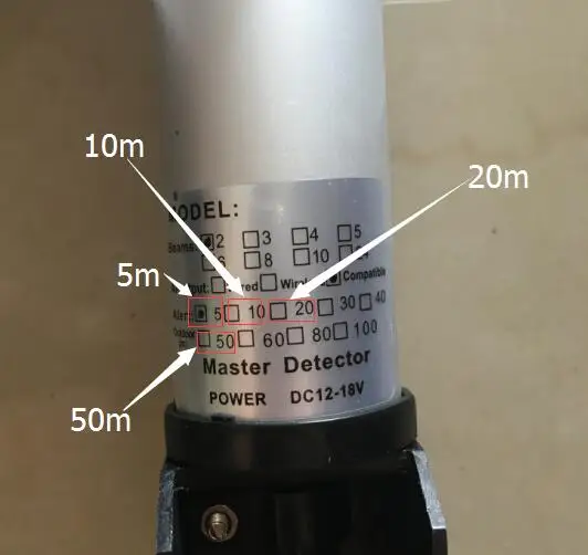 433MHz Wireless Outdoor Waterproof Infrared Beam Detector Wireless / Wired detector For Home Burglar GSM Alarm System
