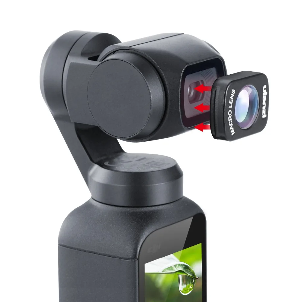 Ulanzi OP-6 10X Магнитный макрообъектив для DJI Osmo Карманная камера Многослойное оптическое стекло Osmo карманная линза Gimbal аксессуары
