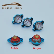 HB гоночный Температурный датчик с утилитарным безопасным 0,9 и 1,1 и 1,3 бар датчик температуры воды термо крышка радиатора крышка бака