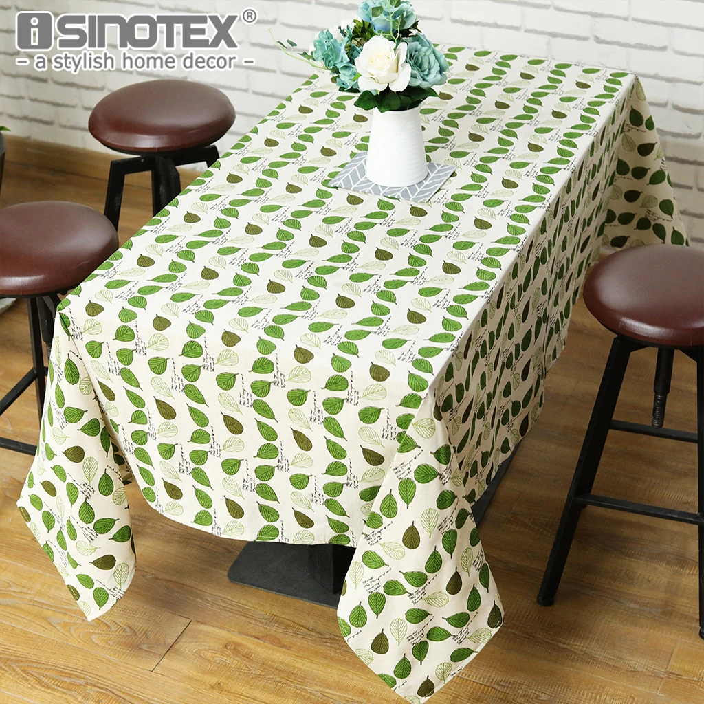 Buy Pretty Leaves Printed Table Cloth Rectangle Rustic
