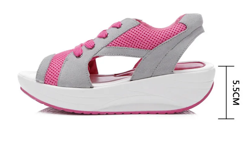 YAERNIWomen/Женская обувь; летние сандалии для танцев; модная женская обувь с открытым носком; женская повседневная обувь; дышащие сандалии на платформе со шнуровкой
