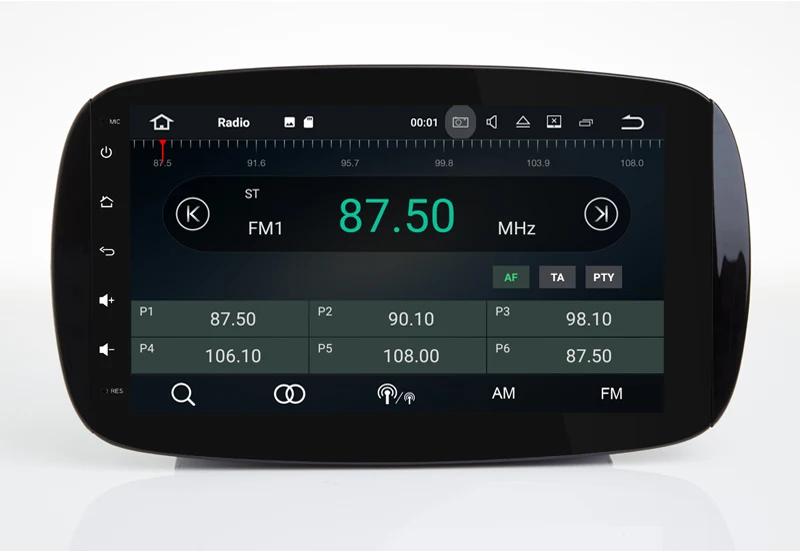 Best 9 Inch Auto Radio Sat Navi Car Android 7.1.1 DVD GPS Player For Mercedes Benz SMART 2015 2016 Radio Bluetooth Wifi/4G MirrorLink 5