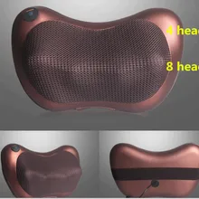 Устройство для массажа шеи головы релаксации электрический плечо назад массажер для Автокресла Подушка Шиацу шеи авто мягкий подголовник