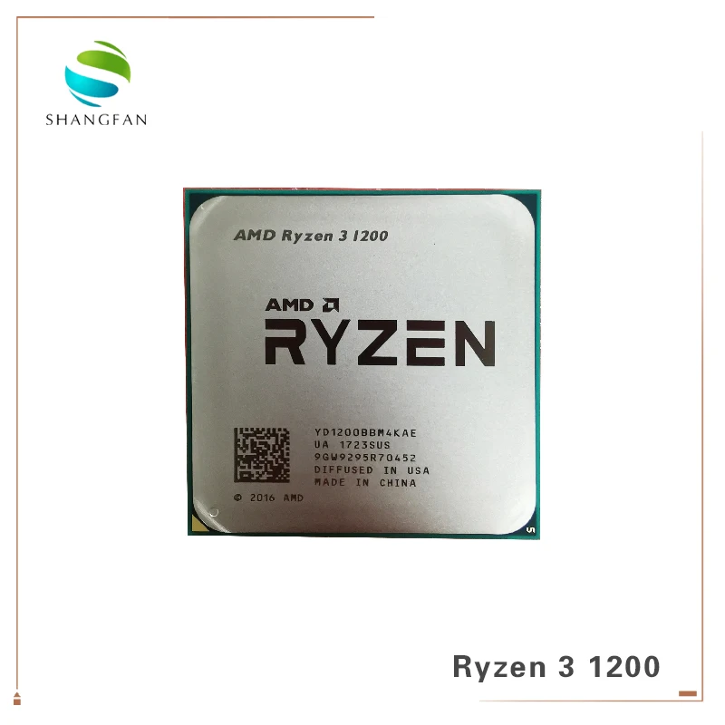 AMD Ryzen 3 1200 R3 1200 3.1 GHz Quad-Core Quad-Thread CPU Processor YD1200BBM4KAE Socket AM4