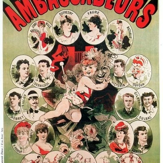Vintage French Advertising Art Ambassadeurs Poster Print (24 x 36)