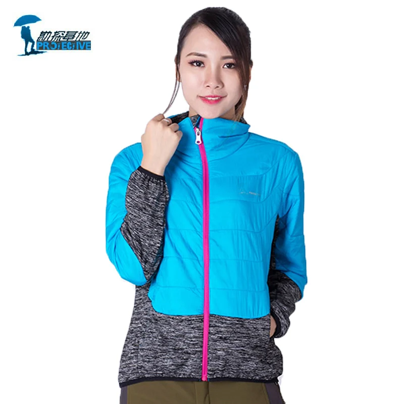 

Protective 2016 High QualityWinter Jacket Women Outdoor Sports Windproof Thermal Hiking Down Jacket For Camping Riding Ski Suit