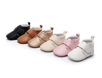 

6 Colors Brand Spring Baby Shoes PU Leather Newborn Boys Girls Shoes Non-Slip First Walkers Baby Moccasins 0-24 Months