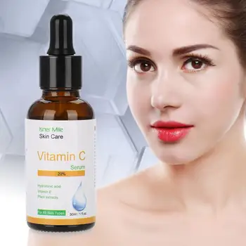 

30ml Face Care Vitamin C Hyaluronic Acid Serum Anti-aging Wrinkles Pores Shrinkage Moisturizing Repair Skin Care