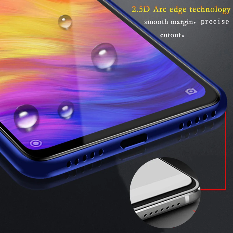 Защитное стекло 9h для Xiaomi Redmi Note 5 6 7 Pro 6a S2 k20 pro закаленное защиты экрана Ksiomi Red Mi Go