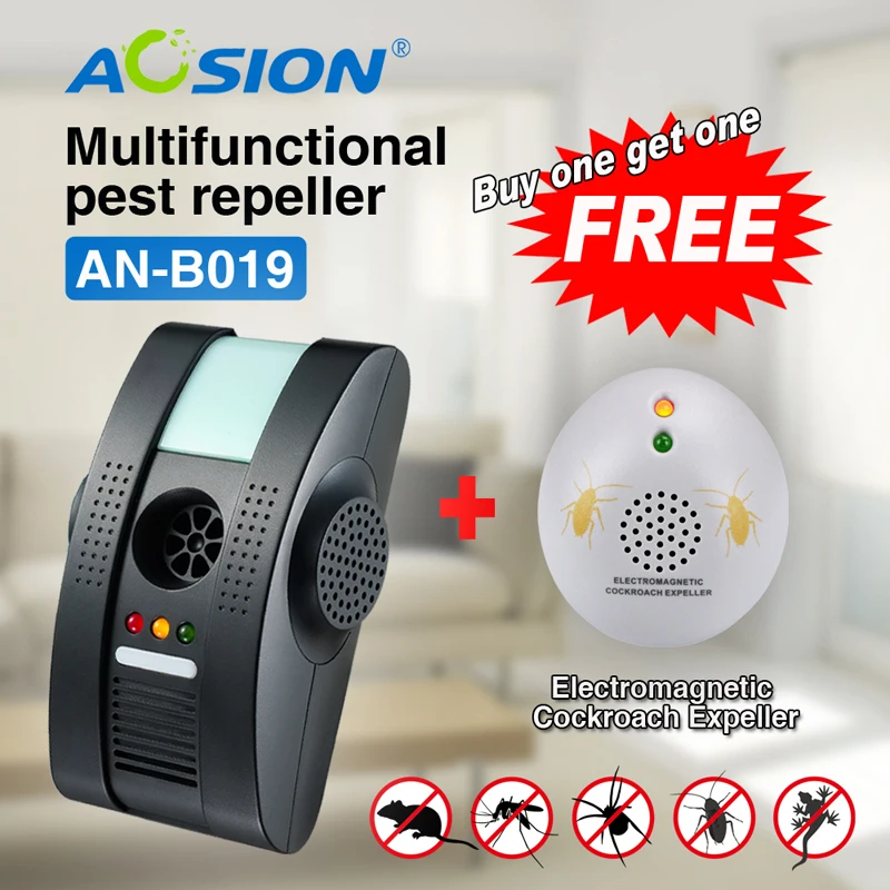 Ultrasonic Electromagnetic Anion pest mouse rat fly ...