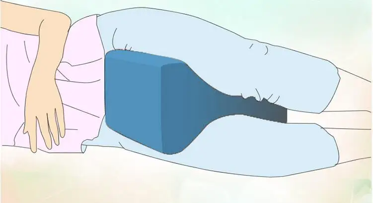 Memory Foam полиэфирные хлопковые ножные наволочки Расслабляющая Подушка сплошной цвет в форме кости