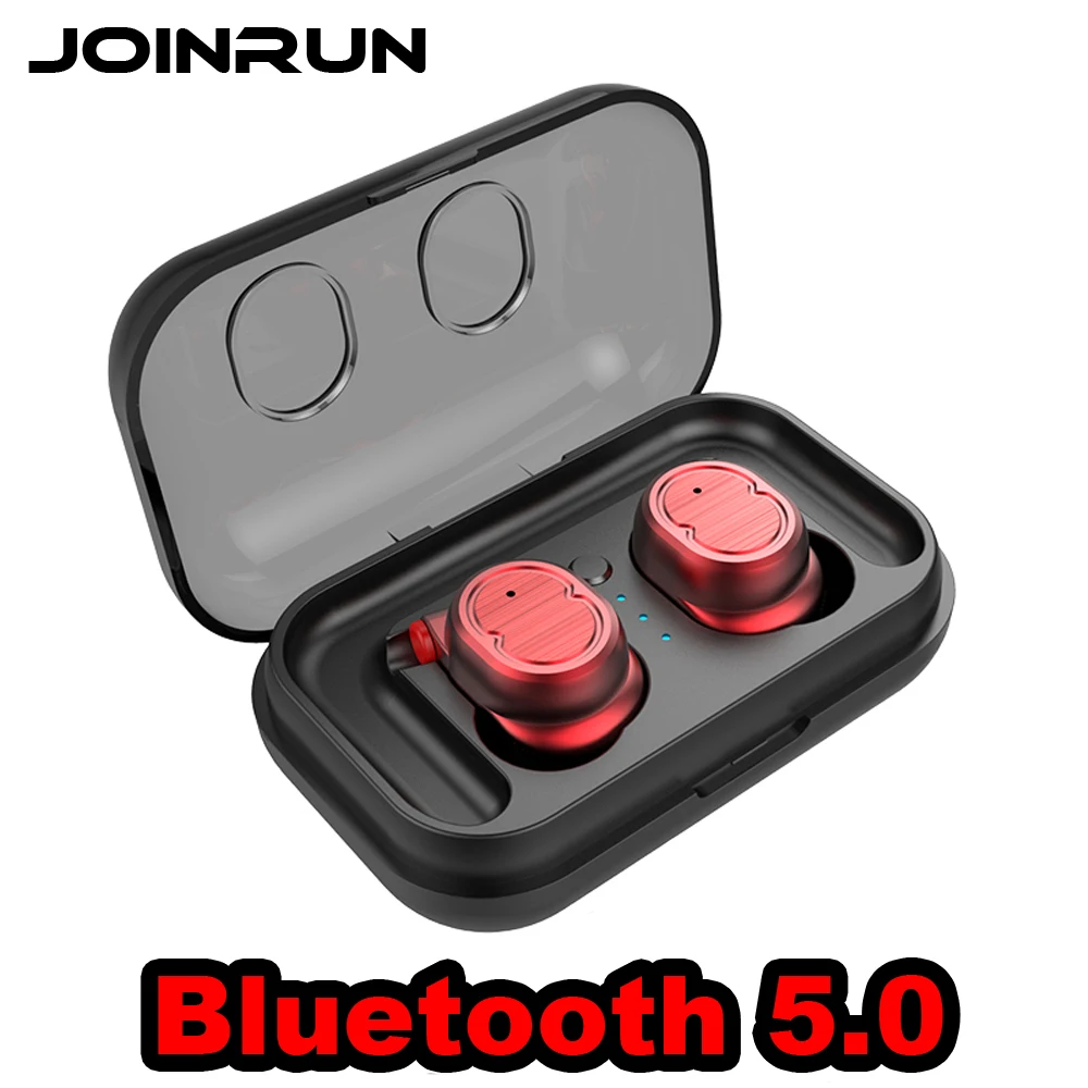 Joinrun TWS-8, беспроводные Bluetooth наушники, гарнитура, настоящие наушники, бас, Bluetooth 5,0, стерео, 3d гарнитура с зарядным устройством