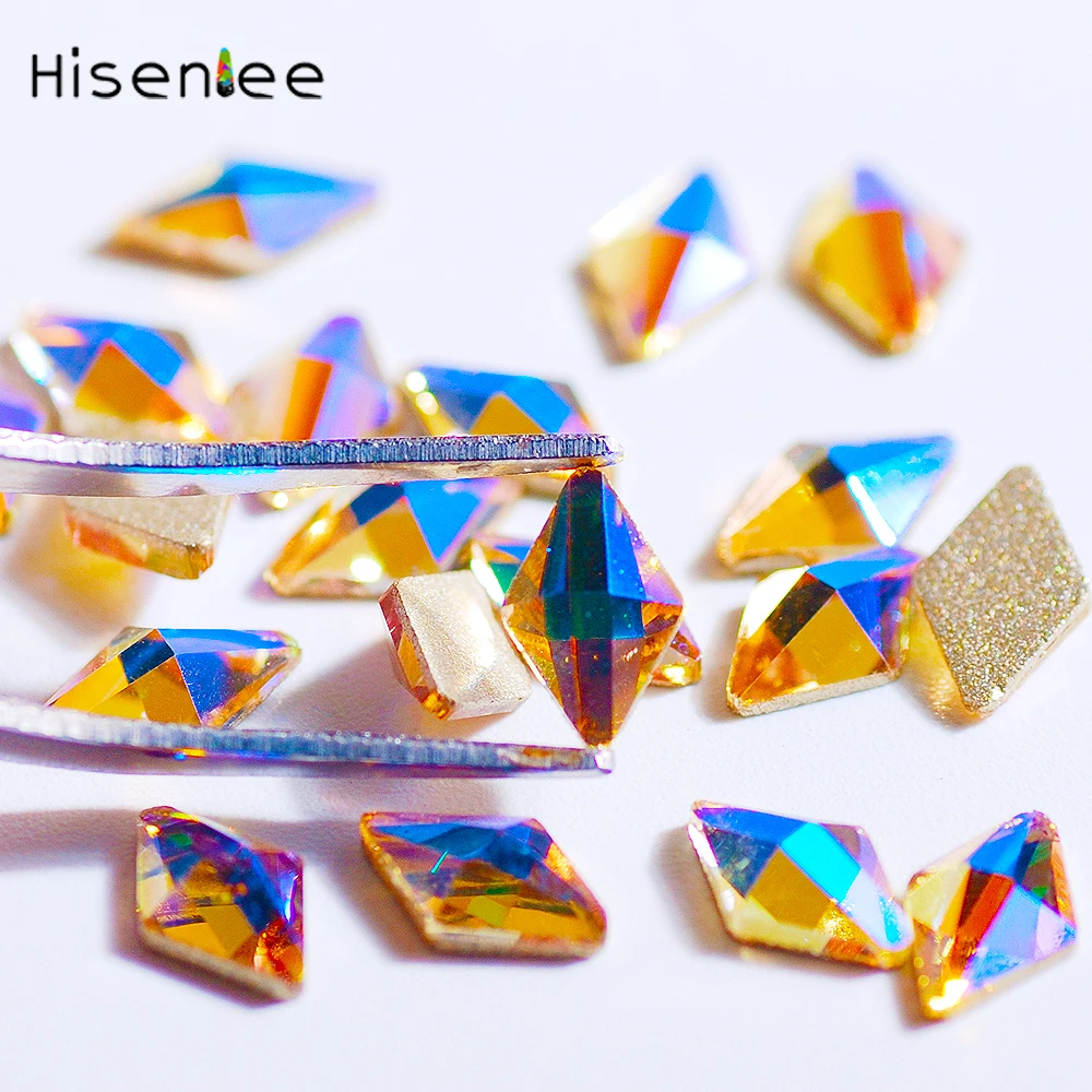 

New Colorful AB Different Shapes Rhinestone Dedicated 3D Fancy Charm Nail DIY Shiny Glass Jewelry Accessories Decorating Tools