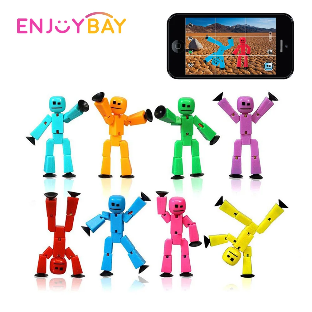 

Mini Deformable Robot Action Figures with Sucker Funny Animation Film Figure Toy Plastic Animals Figure Gifts for Kids Adults