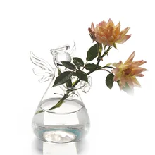 Горячий милый стеклянный в форме ангела цветок завод Стенд подвесная гидропонная ваза контейнер офисный, Свадебный декор новое поступление