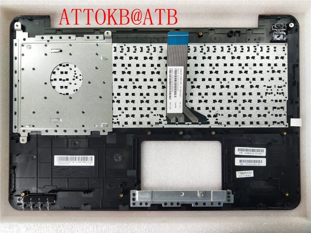 Teclado para Notebook Espanhol ou Latino c Shell para Asus X555ld X555ln A555l F555l R556l Vm510l W519l Y583l R557 W509 X555s X555d - Imagem 5