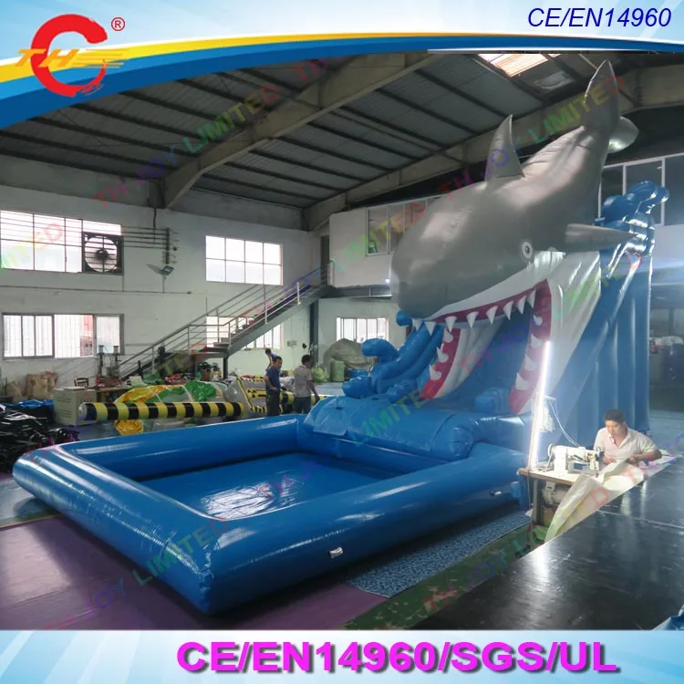 New Design Shark Big Inflatable Slide Commercial Giant New Design Shark Big Inflatable Slide Commercial Giant