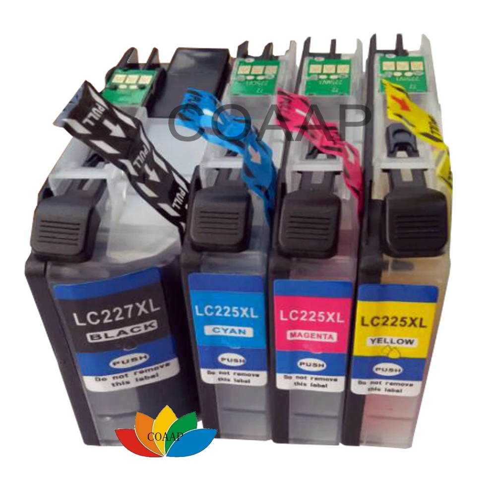 1 комплект совместимых LC225 LC 227 чернильных картриджей для Brother MFC-J5720D J5625DW J5620DW J5320DW