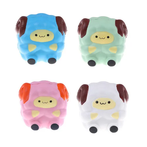 كبير الأغنام الهاتف المحمول الأشرطة الرموز التعبيرية حيوان kawaii بو الضغط مضحك لينة محاكاة ارتفاع بطيء الأشرطة الهاتف